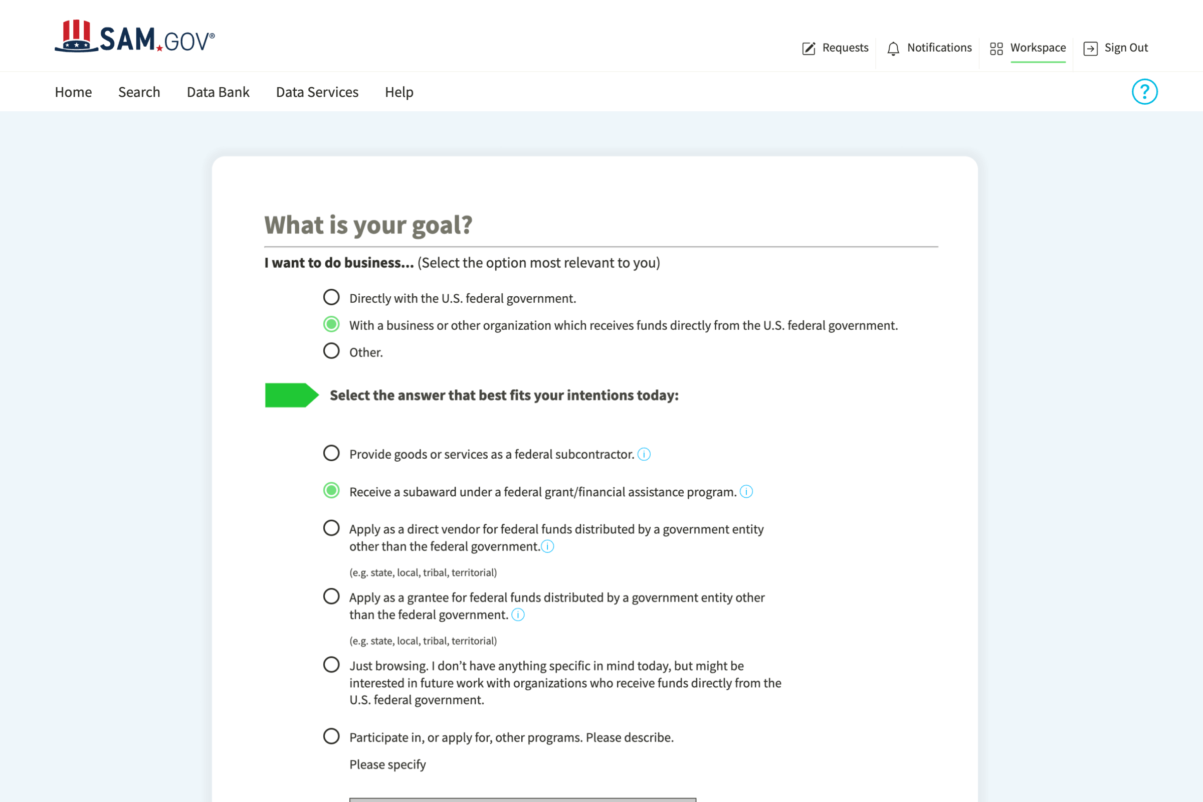 1.11 Select your goals and intentions
