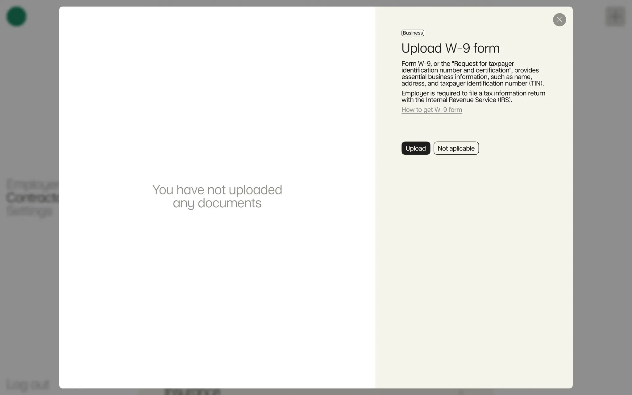 Upload document task